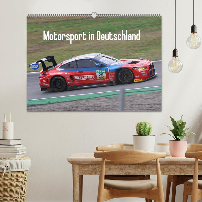 Motorsport in Deutschland (CALVENDO Wandkalender 2026)