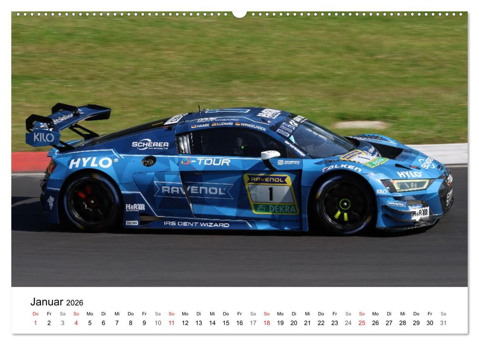 Motorsport in Deutschland (CALVENDO Wandkalender 2026)