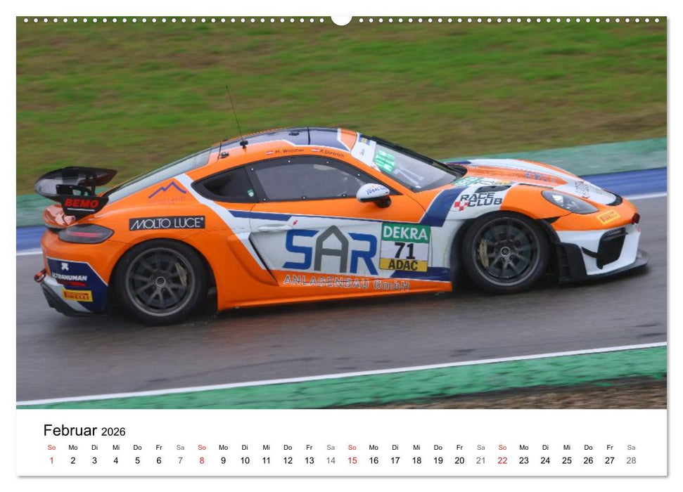 Motorsport in Deutschland (CALVENDO Wandkalender 2026)
