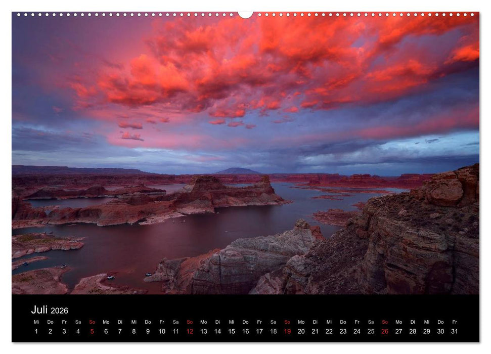 USA - Monumente der Schöpfung (CALVENDO Premium Wandkalender 2026)