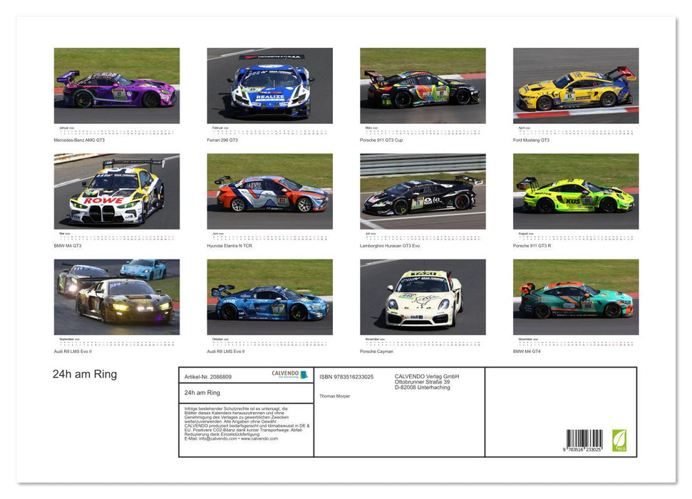 24h am Ring (CALVENDO Wandkalender 2026)