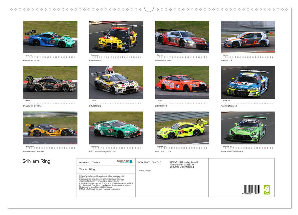 24h am Ring (CALVENDO Wandkalender 2026)