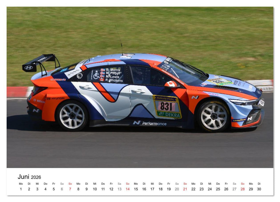 24h am Ring (CALVENDO Wandkalender 2026)