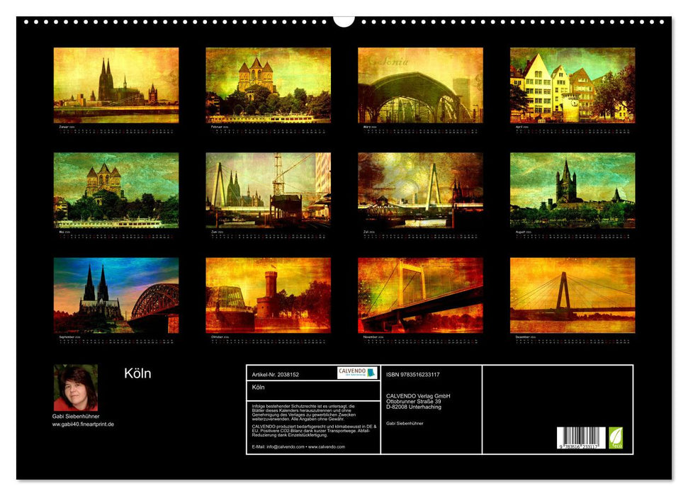 Köln (CALVENDO Wandkalender 2026)