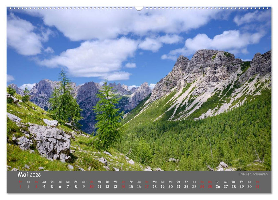 Traumhafte Bergwelt Kalender (CALVENDO Premium Wandkalender 2026)