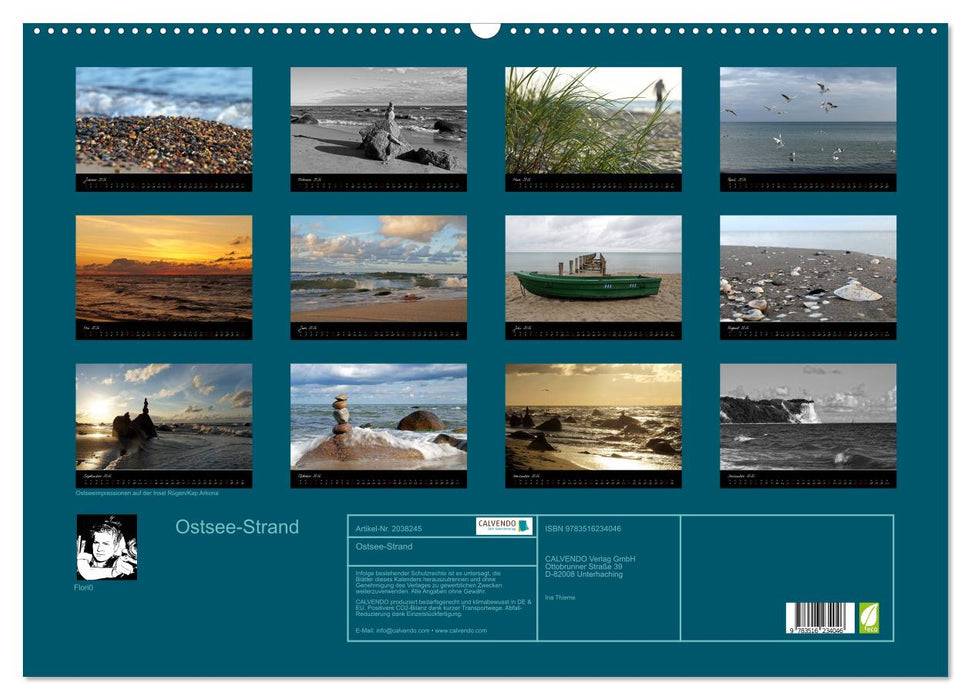Ostsee-Strand (CALVENDO Wandkalender 2026)