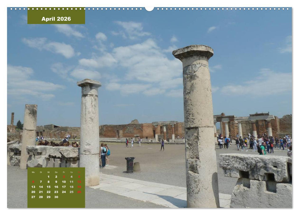 Pompeji-Kalender (CALVENDO Premium Wandkalender 2026)