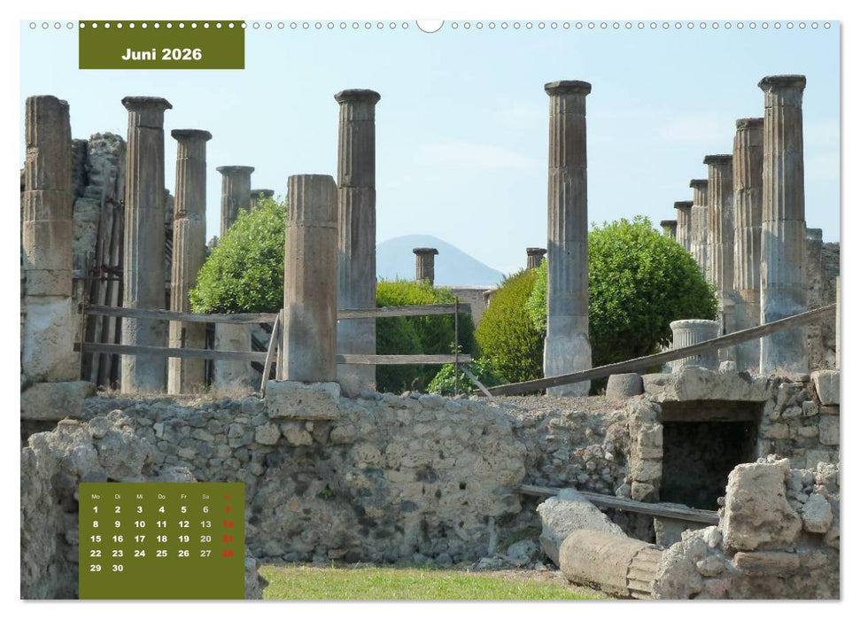 Pompeji-Kalender (CALVENDO Premium Wandkalender 2026)