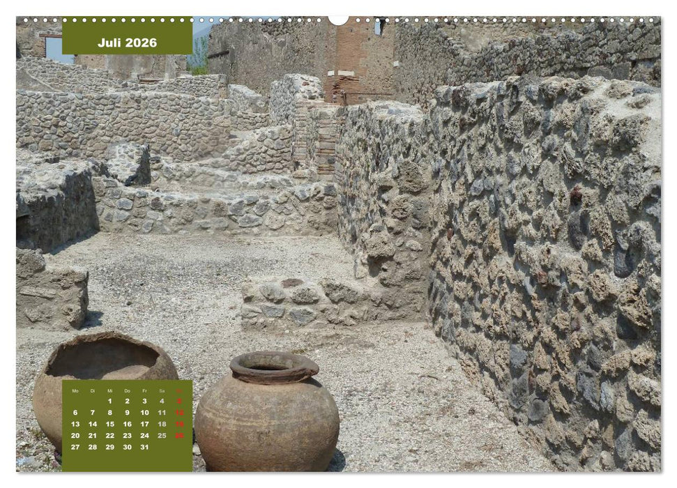 Pompeji-Kalender (CALVENDO Premium Wandkalender 2026)
