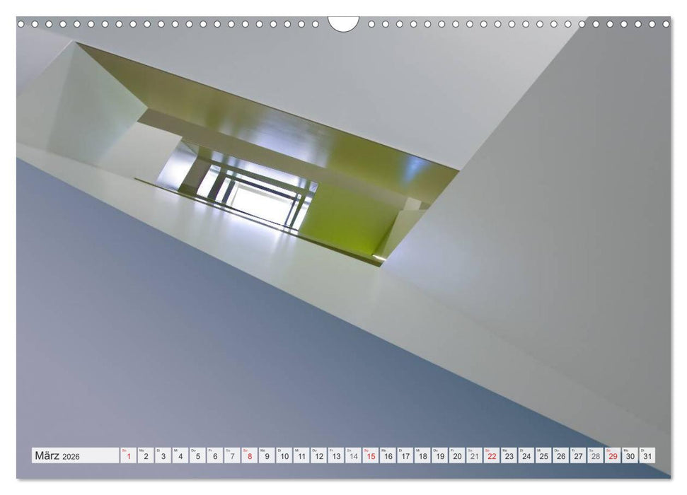 Treppenhäuser architektonische Kunstwerke (CALVENDO Wandkalender 2026)