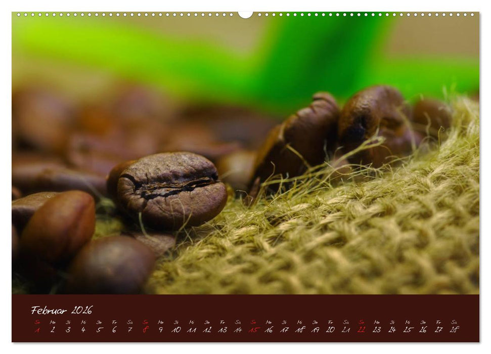 Kaffee Genuss Jahreskalender (CALVENDO Wandkalender 2026)