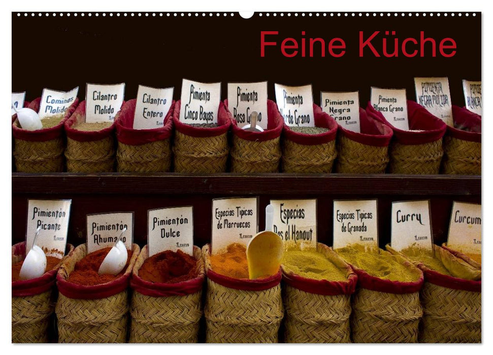 Feine Küche (CALVENDO Wandkalender 2026)