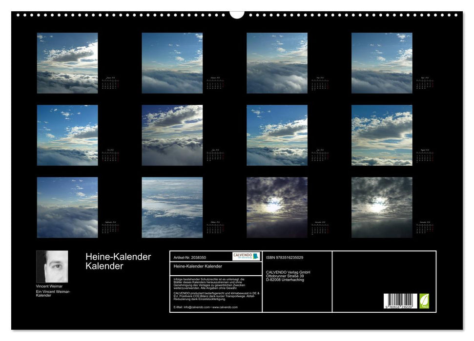 Heine-Kalender Kalender (CALVENDO Wandkalender 2026)