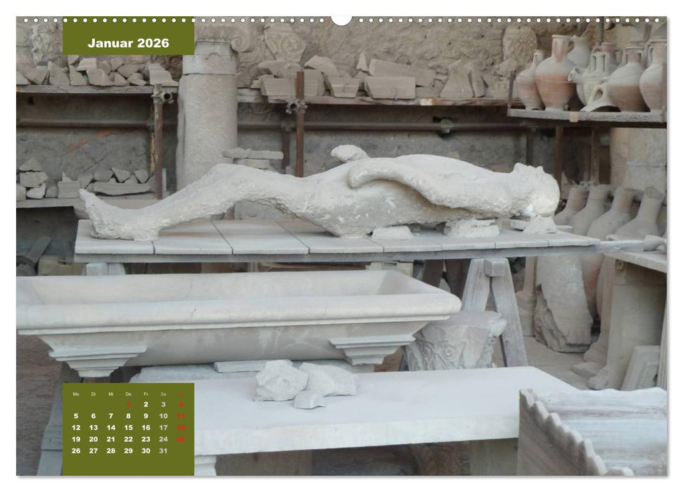 Pompeji-Kalender (CALVENDO Wandkalender 2026)