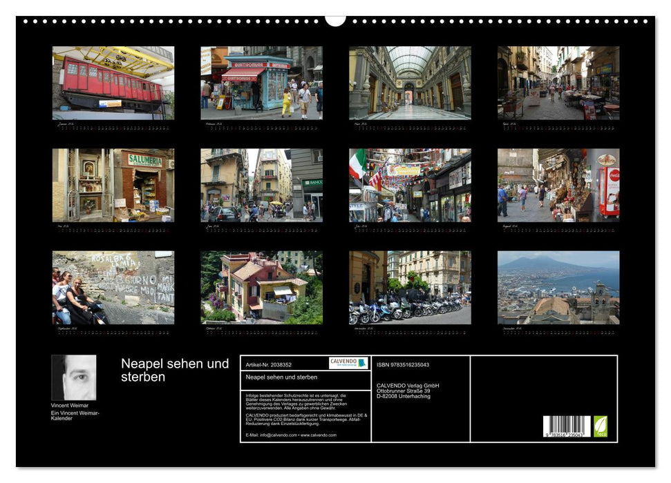 Neapel sehen und sterben (CALVENDO Wandkalender 2026)