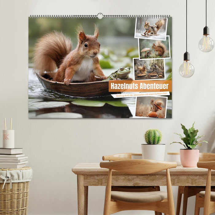 Hazelnuts Abenteuer (CALVENDO Wandkalender 2026)