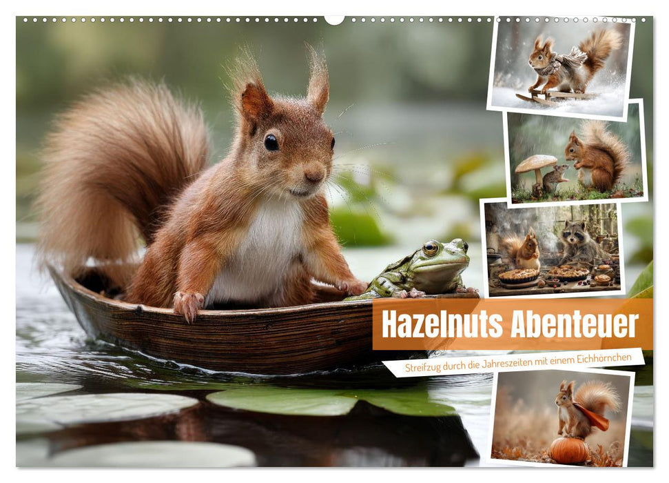 Hazelnuts Abenteuer (CALVENDO Wandkalender 2026)