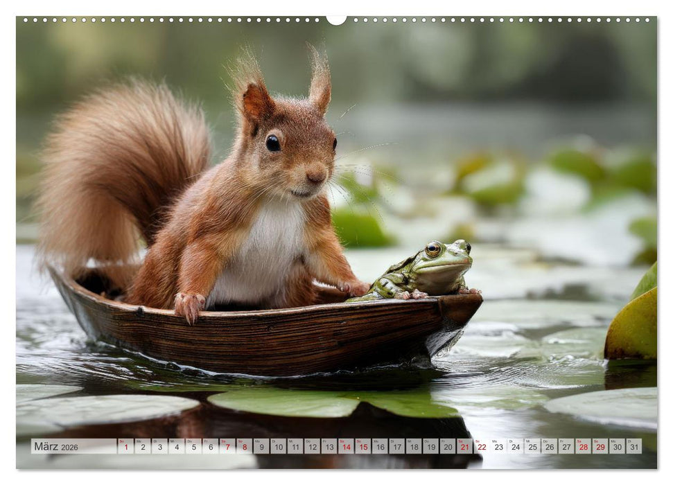 Hazelnuts Abenteuer (CALVENDO Wandkalender 2026)