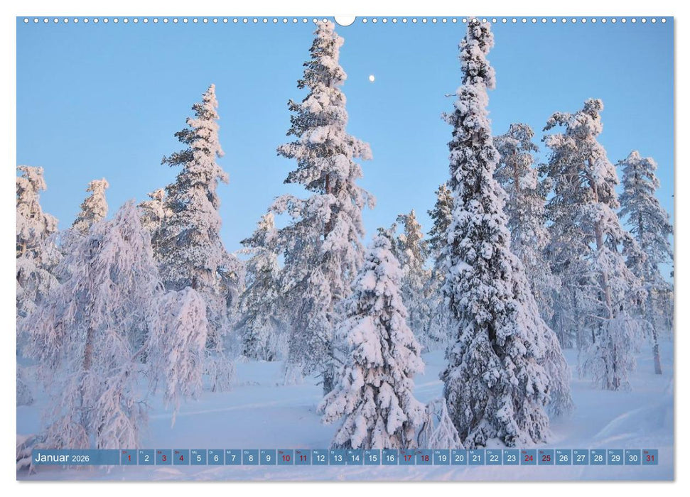 Finnisch Lappland (CALVENDO Wandkalender 2026)