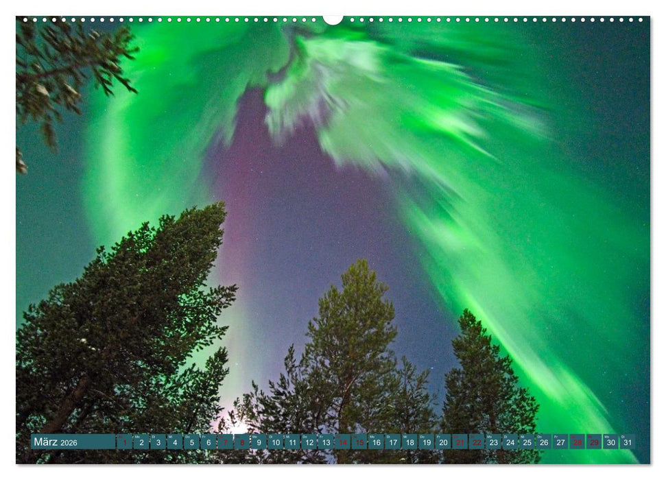 Finnisch Lappland (CALVENDO Wandkalender 2026)
