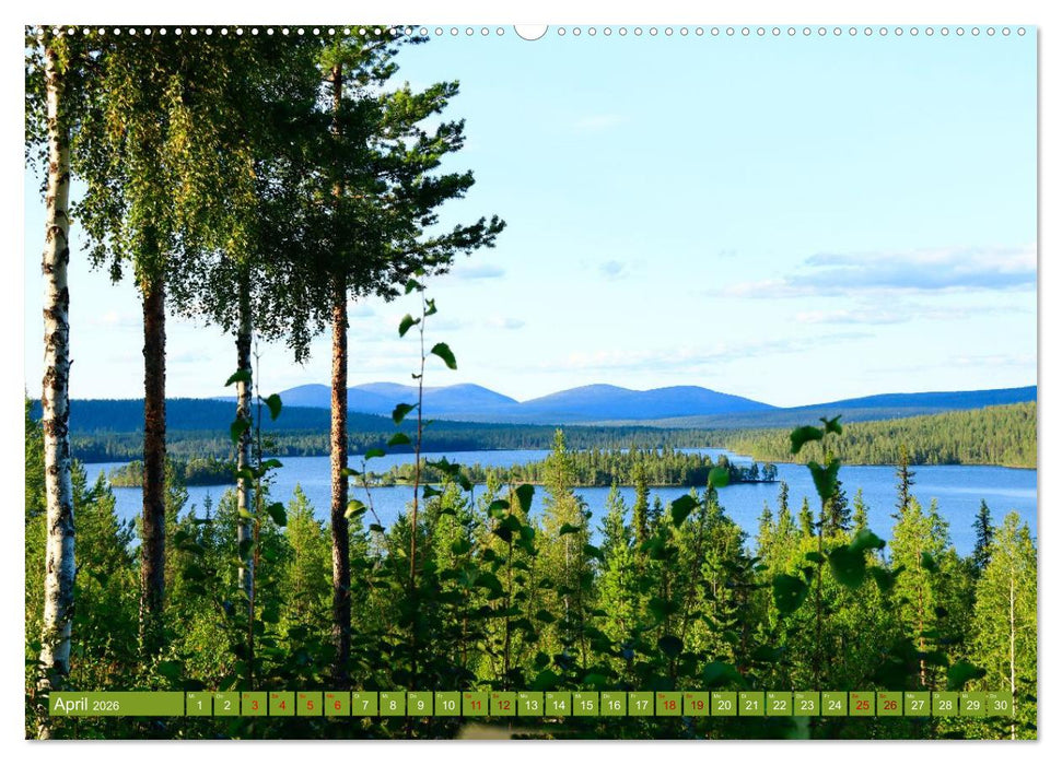 Finnisch Lappland (CALVENDO Wandkalender 2026)