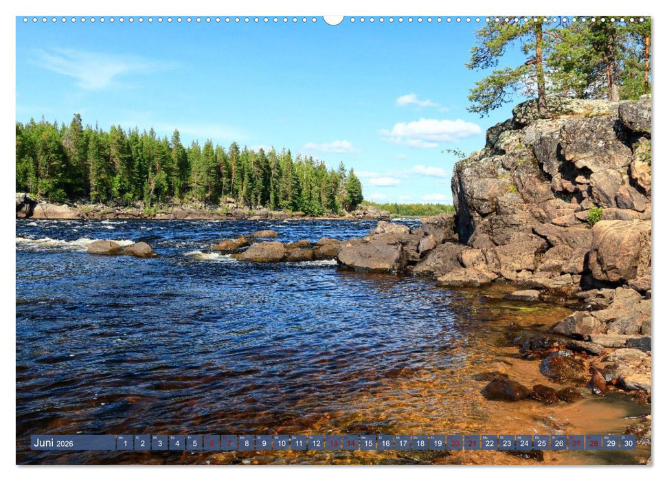 Finnisch Lappland (CALVENDO Wandkalender 2026)