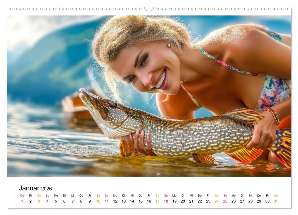 Heiß auf Hecht (CALVENDO Wandkalender 2026)