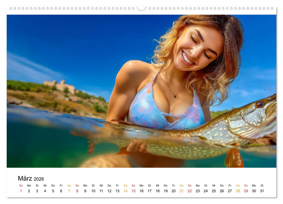 Heiß auf Hecht (CALVENDO Wandkalender 2026)