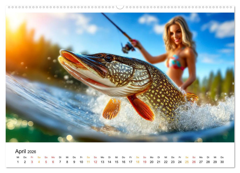 Heiß auf Hecht (CALVENDO Wandkalender 2026)