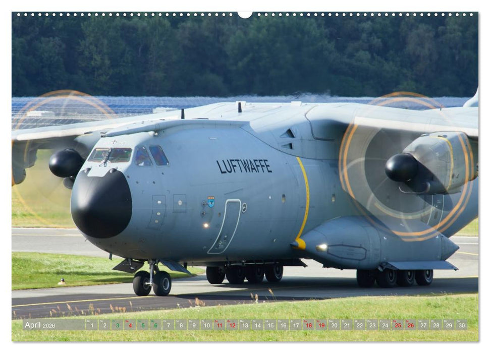 Flugzeuge und Hubschrauber im Porträt (CALVENDO Wandkalender 2026)