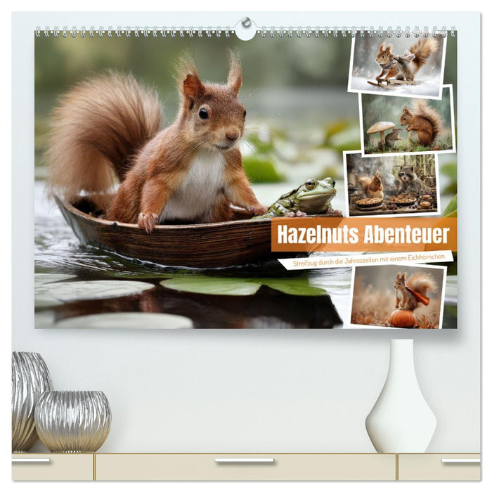 Hazelnuts Abenteuer (CALVENDO Premium Wandkalender 2026)