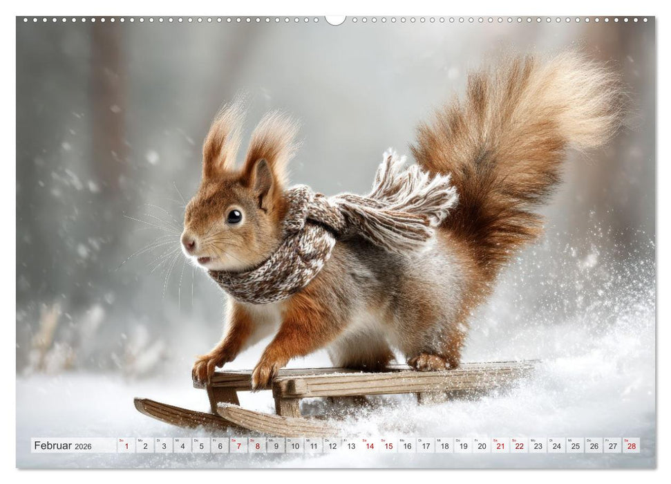 Hazelnuts Abenteuer (CALVENDO Premium Wandkalender 2026)