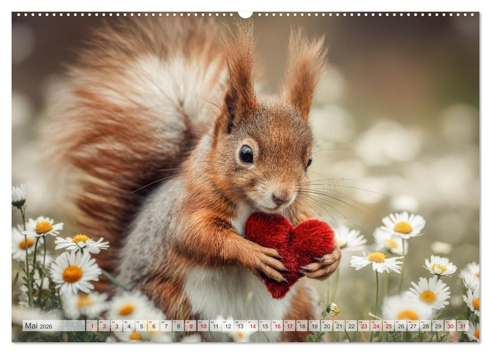 Hazelnuts Abenteuer (CALVENDO Premium Wandkalender 2026)