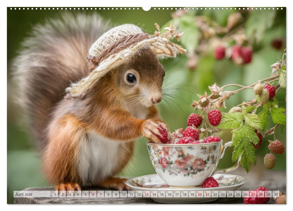 Hazelnuts Abenteuer (CALVENDO Premium Wandkalender 2026)