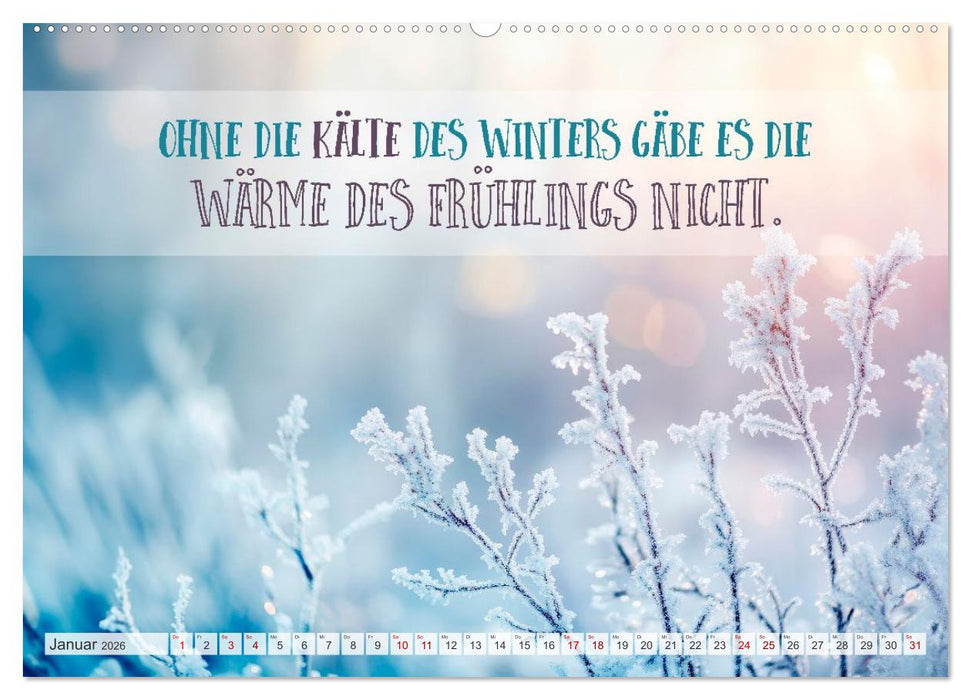 Herzliche Wünsche zur Genesung (CALVENDO Wandkalender 2026)