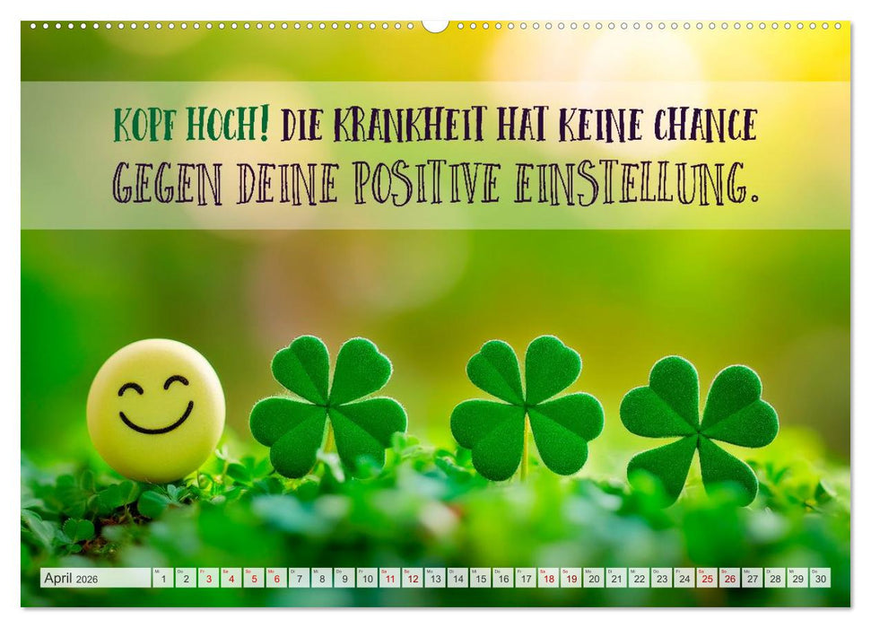 Herzliche Wünsche zur Genesung (CALVENDO Wandkalender 2026)