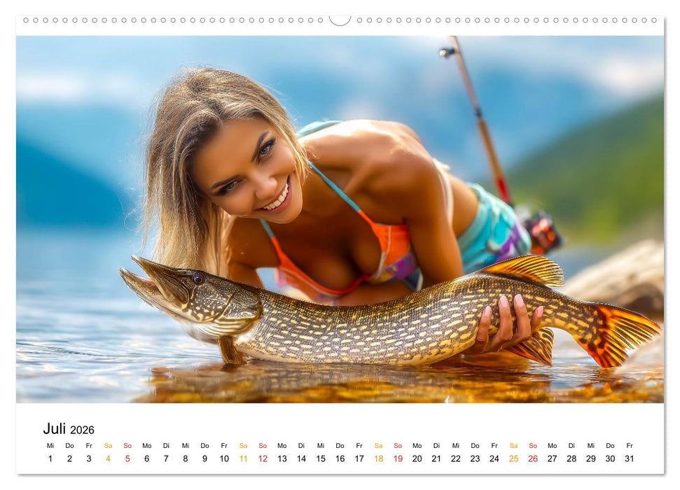 Heiß auf Hecht (CALVENDO Premium Wandkalender 2026)