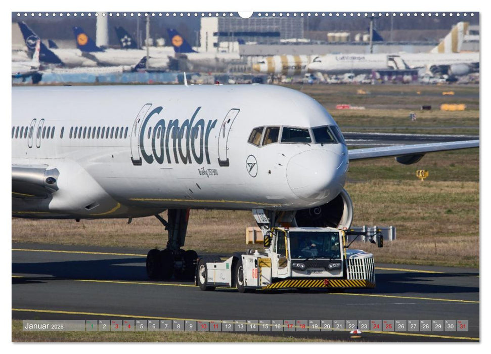 Flugzeuge und Hubschrauber im Porträt (CALVENDO Premium Wandkalender 2026)