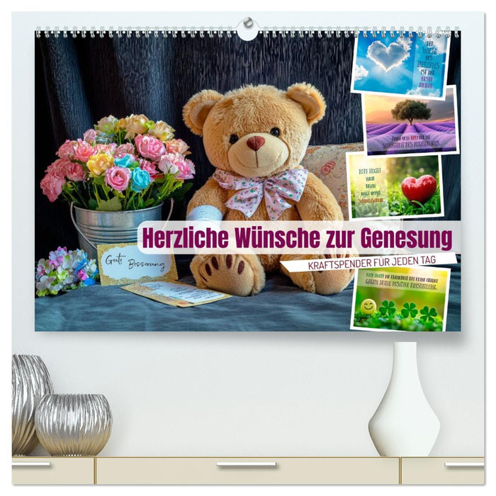 Herzliche Wünsche zur Genesung (CALVENDO Premium Wandkalender 2026)
