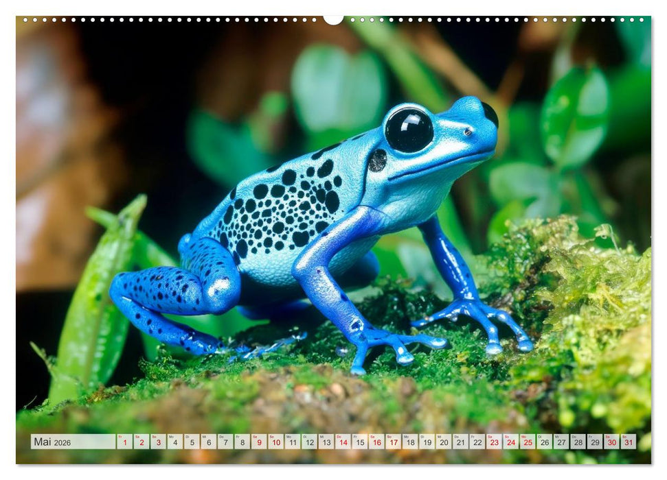 Wildes Leben im Regenwald (CALVENDO Premium Wandkalender 2026)