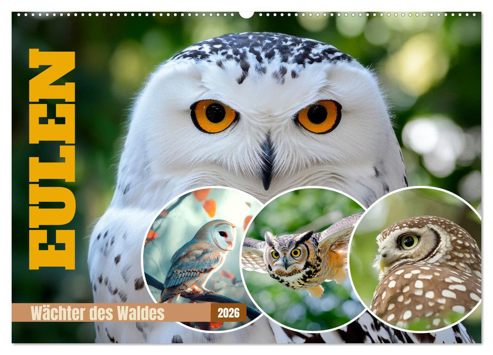 EULEN Wächter des Waldes (CALVENDO Wandkalender 2026)
