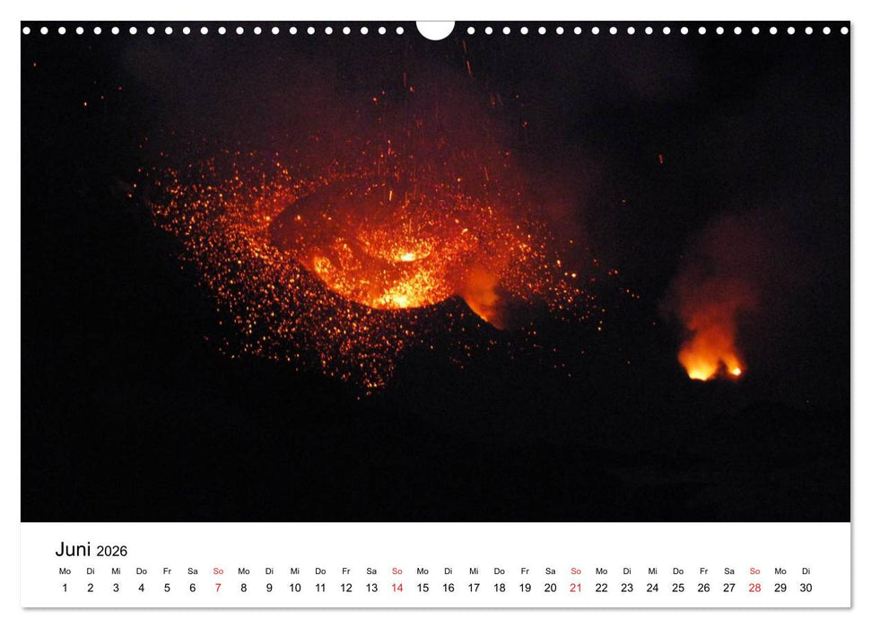 Die Liparischen Inseln (CALVENDO Wandkalender 2026)