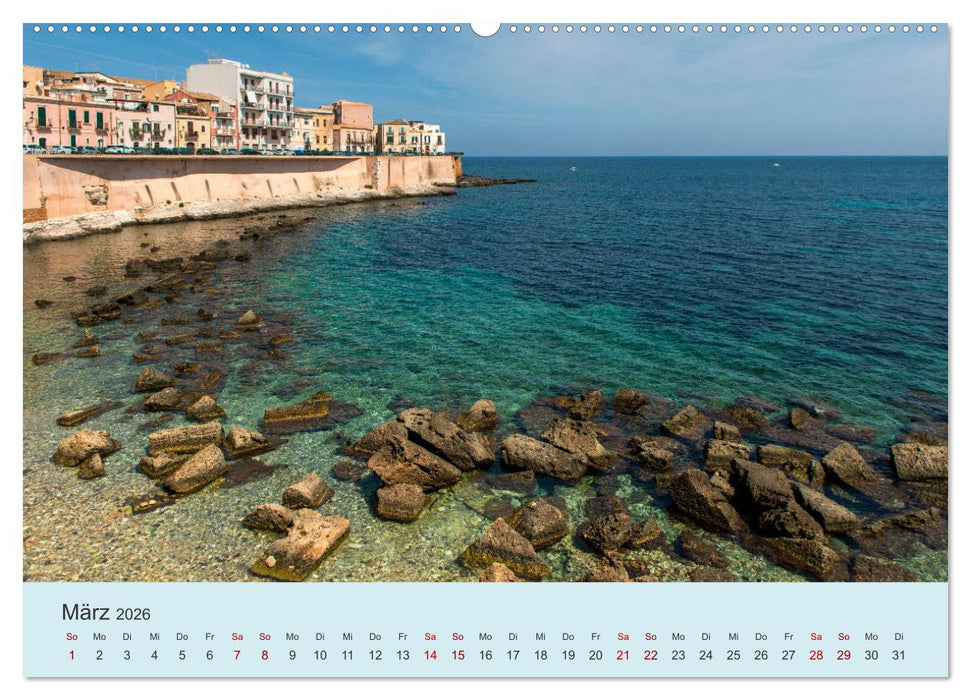 Sizilien – Die Insel, auf der es keinen Winter gibt (CALVENDO Wandkalender 2026)