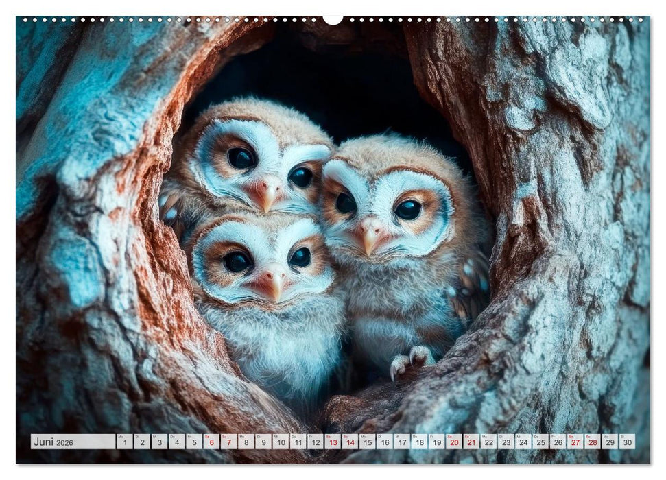 EULEN Wächter des Waldes (CALVENDO Premium Wandkalender 2026)