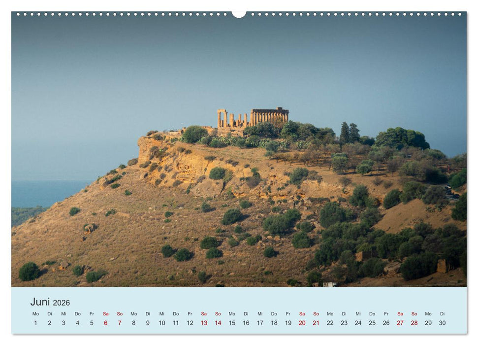 Sizilien – Die Insel, auf der es keinen Winter gibt (CALVENDO Premium Wandkalender 2026)