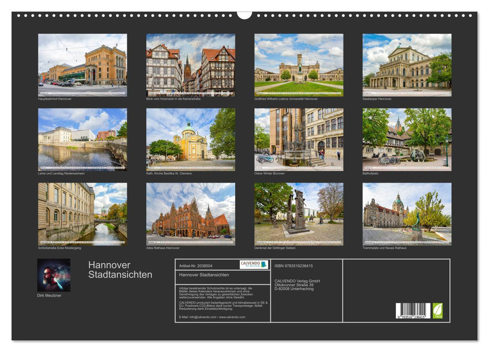 Hannover Stadtansichten (CALVENDO Wandkalender 2026)
