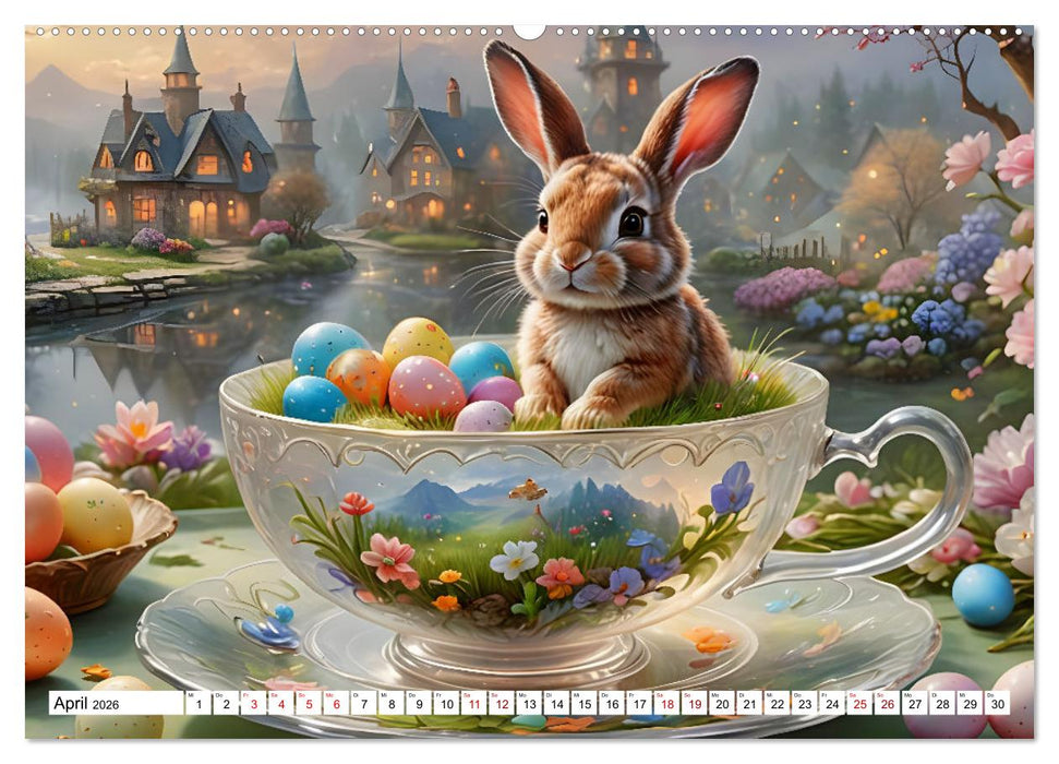 Tierische Tee-Parade (CALVENDO Premium Wandkalender 2026)