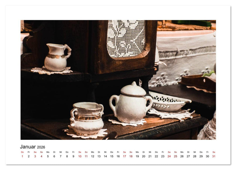 Altes Puppengeschirr (CALVENDO Wandkalender 2026)
