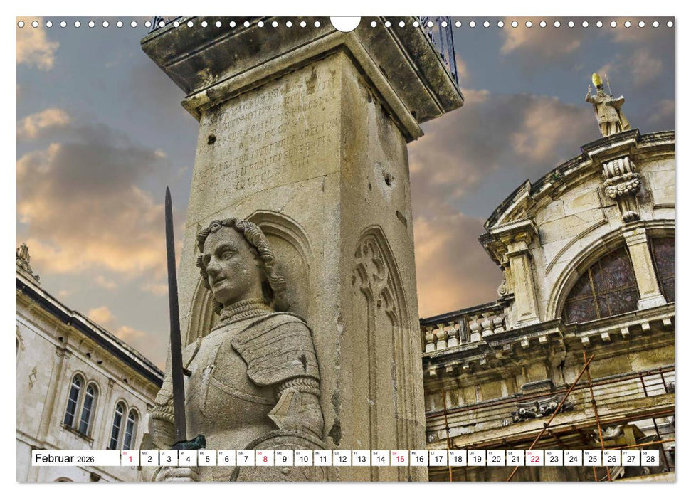 Adriaperle Dubrovnik (CALVENDO Wandkalender 2026)