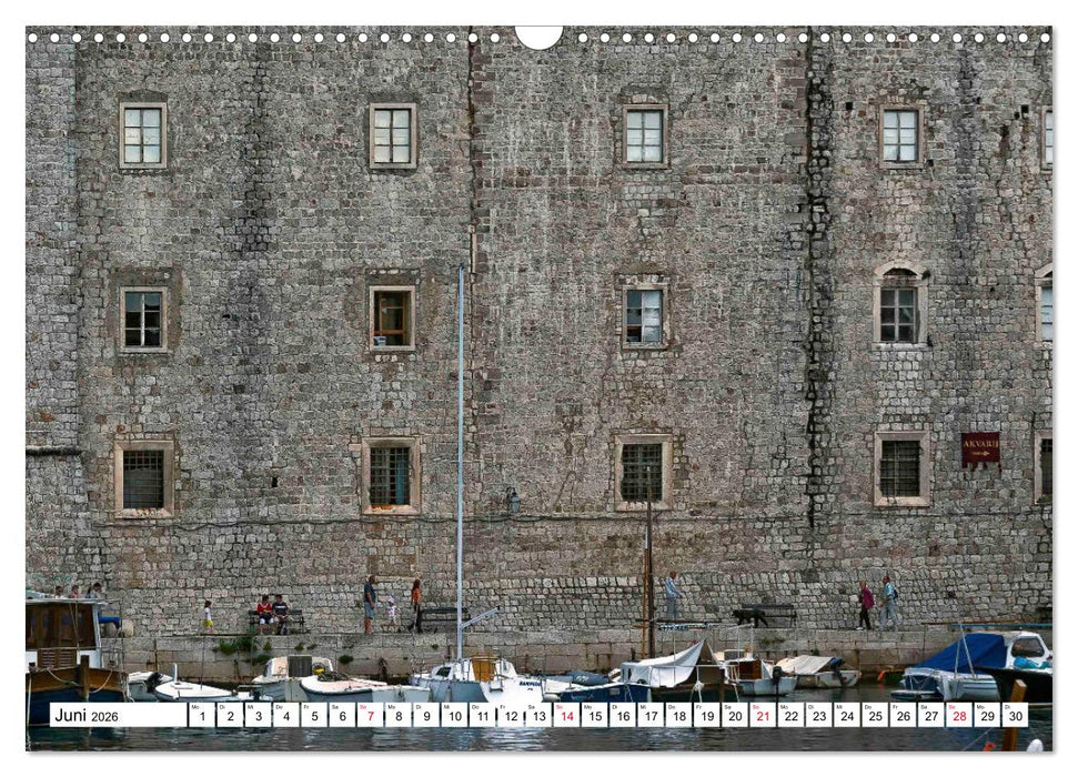 Adriaperle Dubrovnik (CALVENDO Wandkalender 2026)
